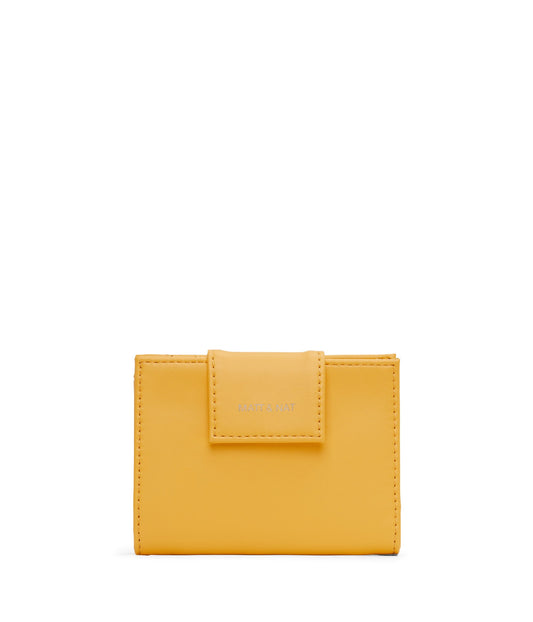 CRUISESM Small Vegan Wallet - Loom | Color: Yellow - variant::citrine
