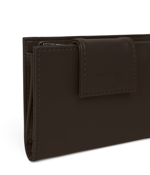 CRUISESM Small Vegan Wallet - Loom | Color: Brown - variant::espresso