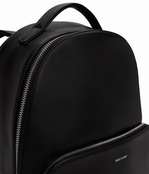 CARO Vegan Backpack - Loom | Color: Black - variant::black