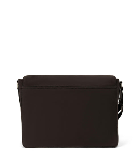 ANTON Vegan Messenger Bag - Canvas | Color: Black - variant::black