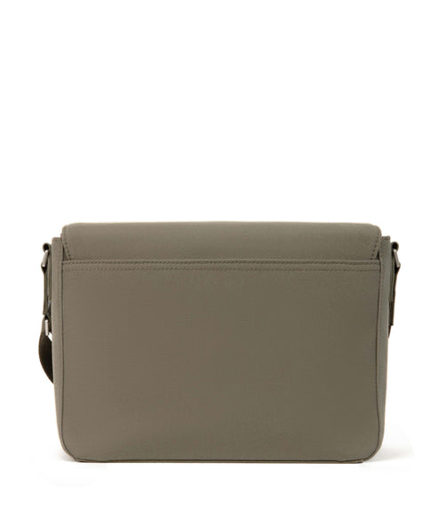 ANTON Vegan Messenger Bag - Canvas | Color: Green - variant::olive
