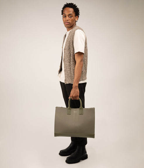 JOI Canvas Tote Bag - Canvas | Color: Brown - variant::chili