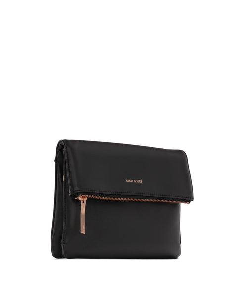 HILEY Vegan Crossbody Bag - Loom | Color: Black - variant::blackr