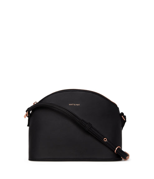 LEONA Vegan Crossbody Bag - Loom | Color: Black - variant::blackr