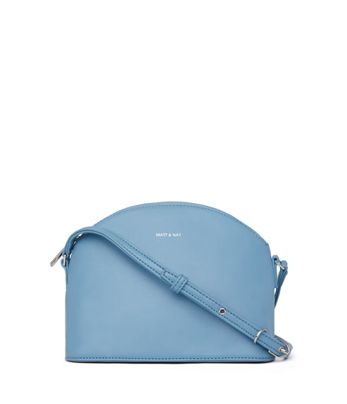 LEONA Vegan Crossbody Bag - Loom | Color: Blue - variant::liquid