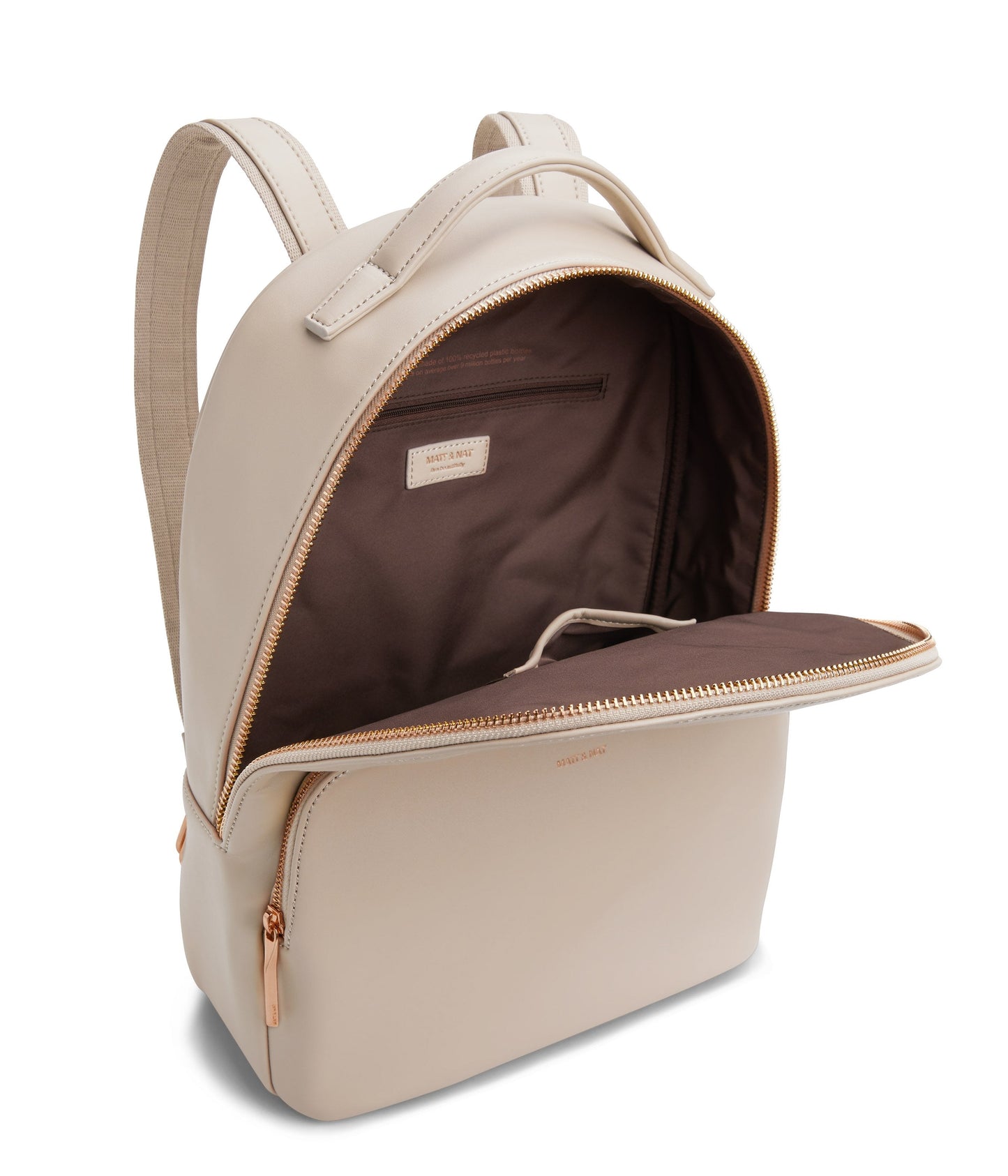 CARO Vegan Backpack - Loom | Color: Beige - variant::veil
