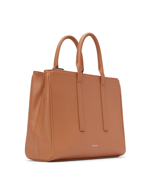 EVELIN Vegan Satchel - Loom | Color: Tan - variant::maple