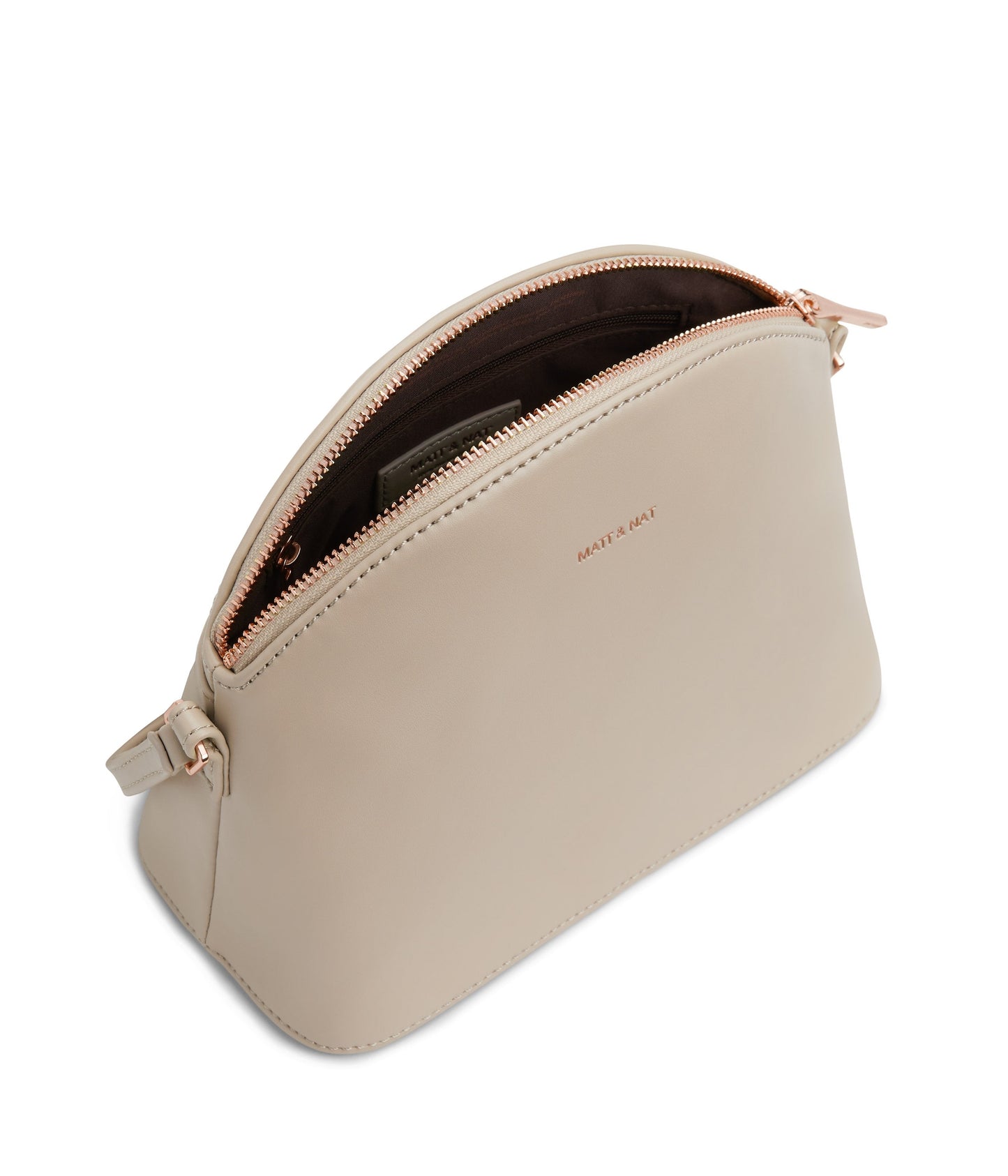 LEONA Vegan Crossbody Bag - Loom | Color: Beige - variant::veil