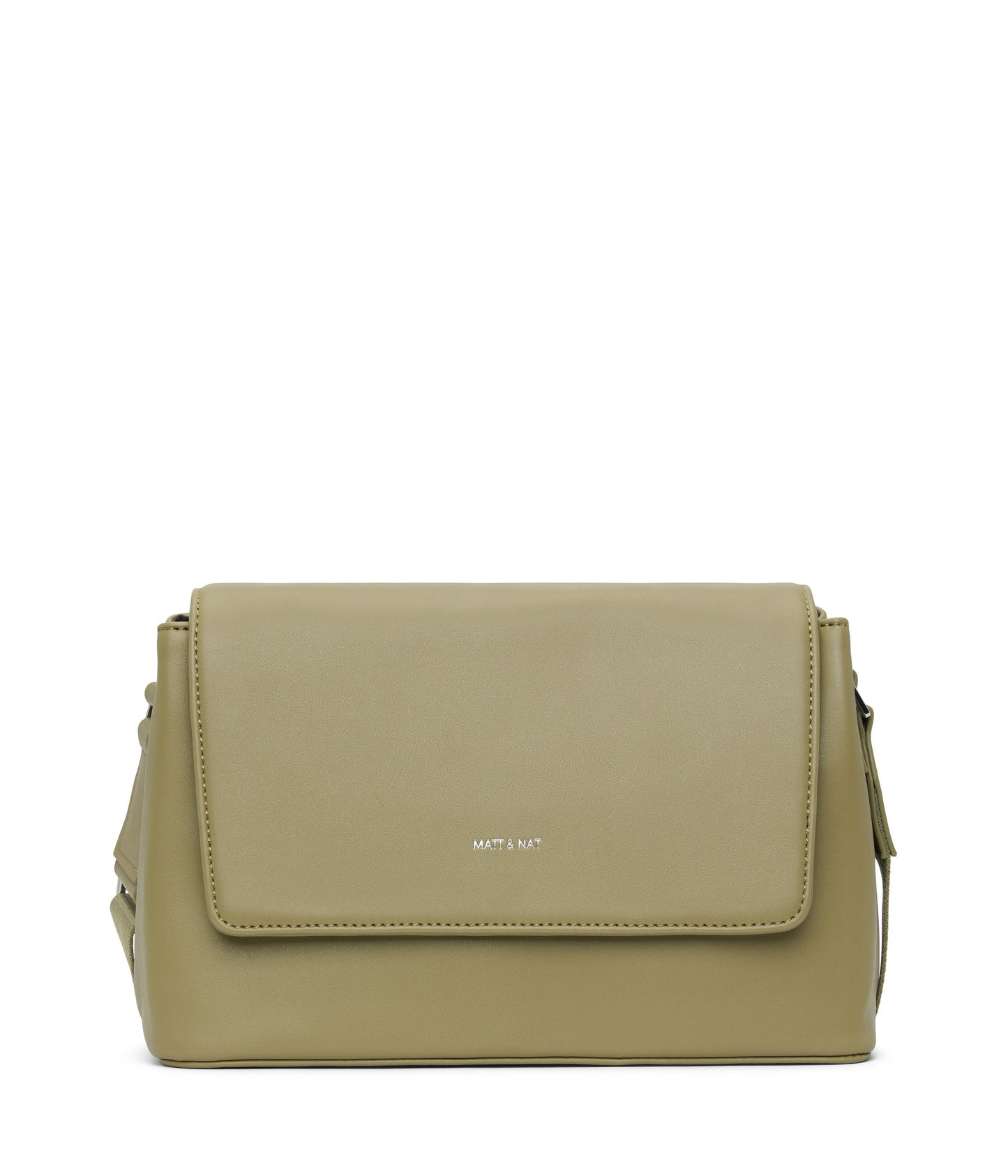 VIKA Vegan Crossbody Bag - Loom | Color: Green - variant::ivy
