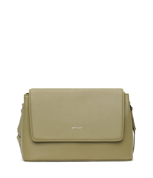 VIKA Vegan Crossbody Bag - Loom | Color: Green - variant::ivy