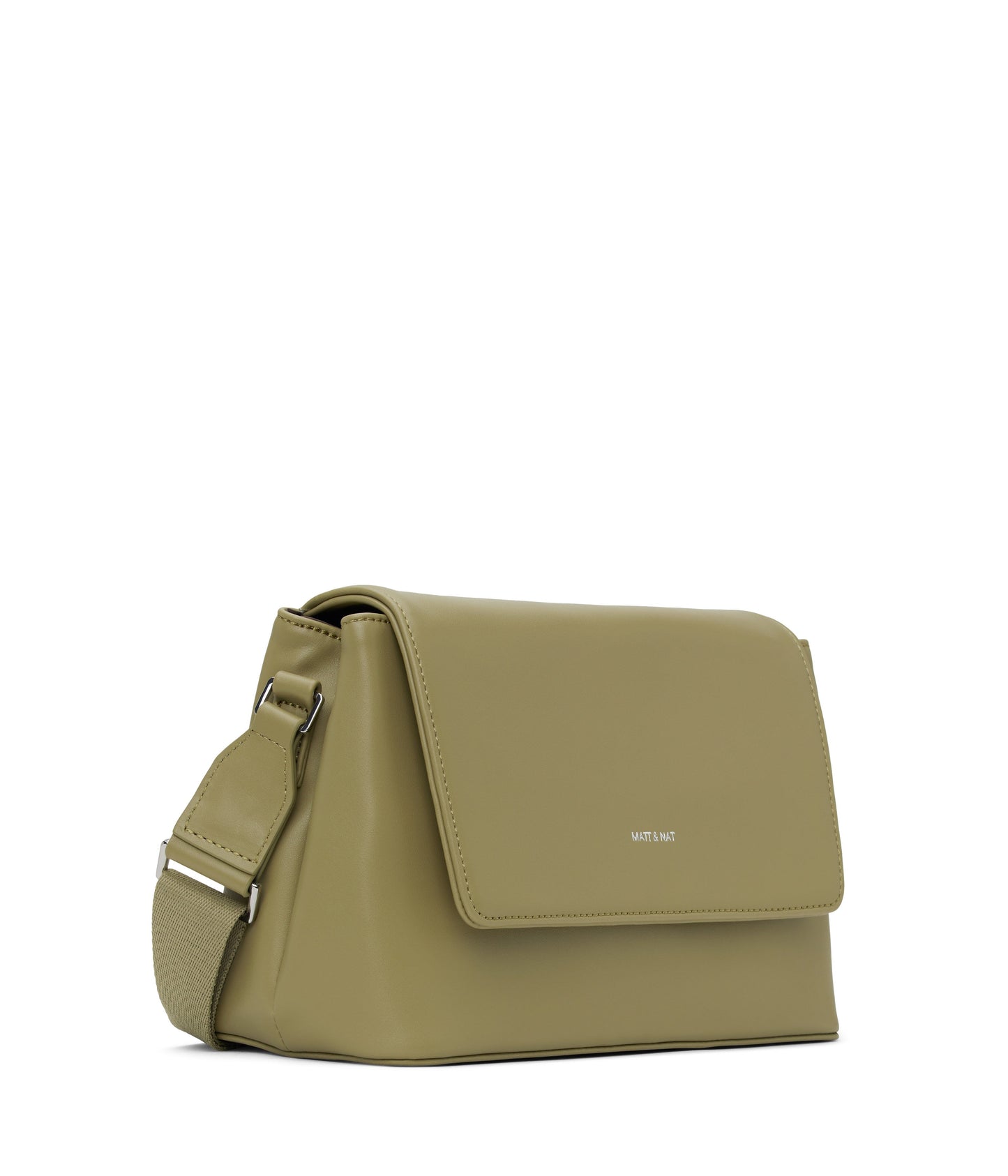 VIKA Vegan Crossbody Bag - Loom | Color: Green - variant::ivy