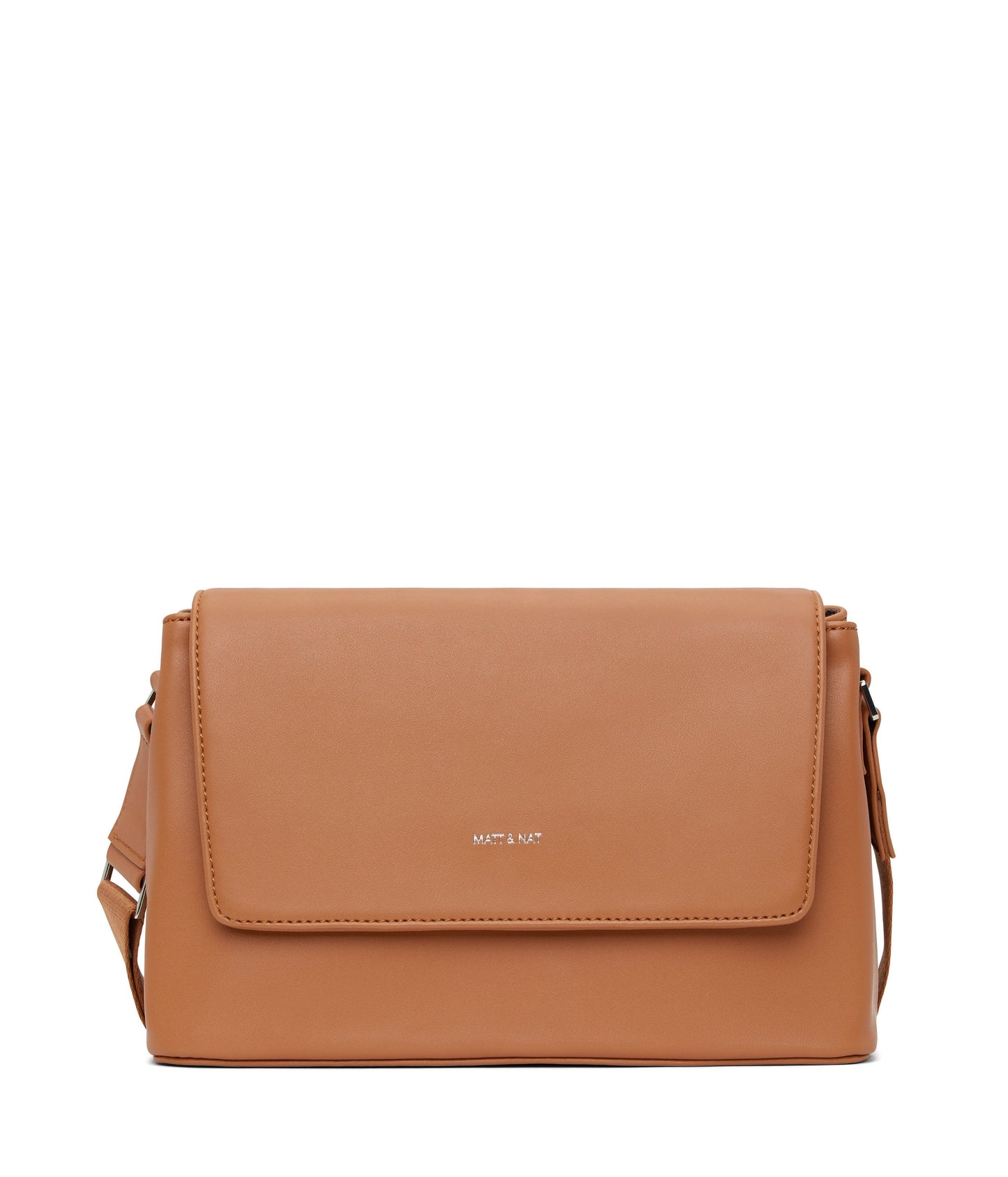 VIKA Vegan Crossbody Bag - Loom | Color: Tan - variant::maple