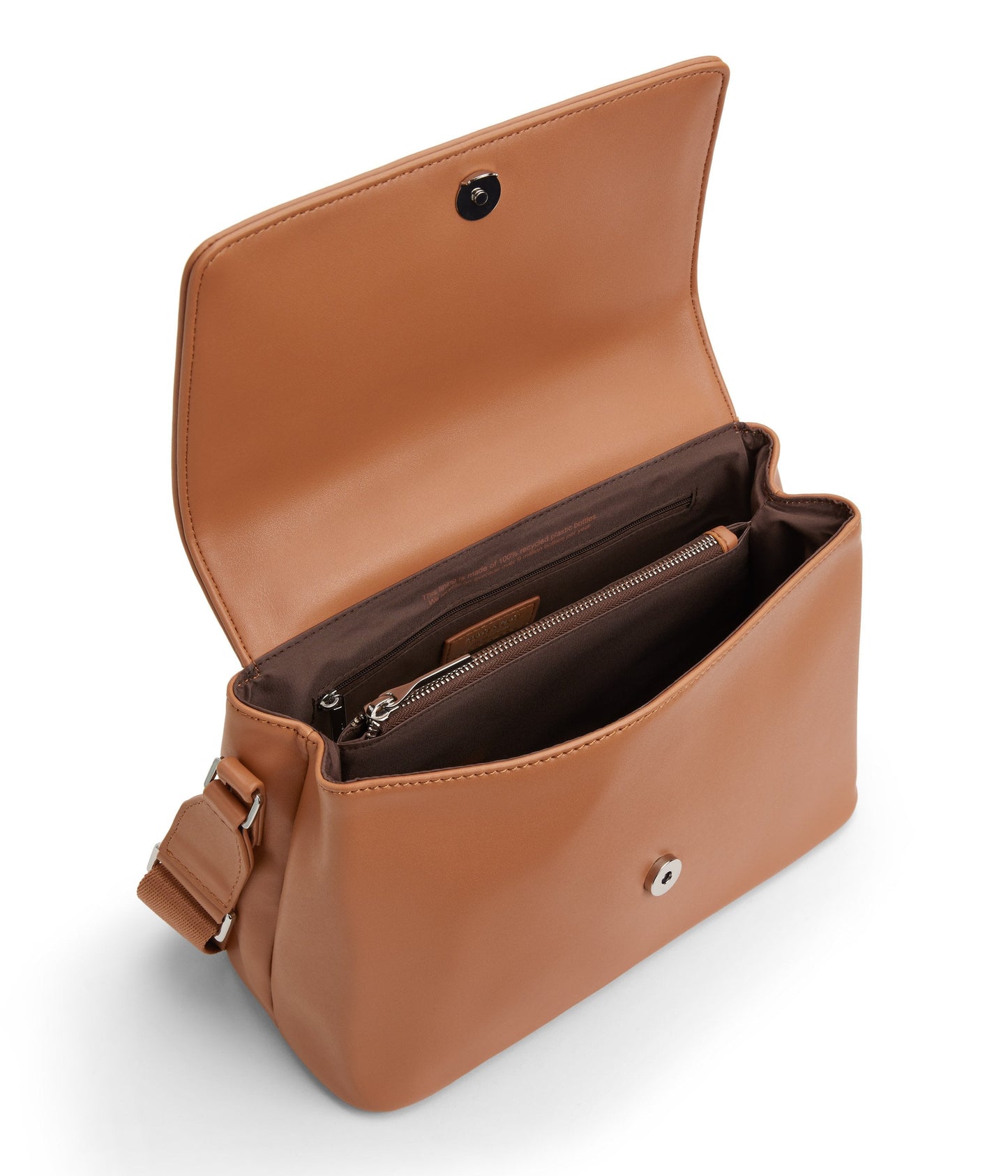 VIKA Vegan Crossbody Bag - Loom | Color: Tan - variant::maple