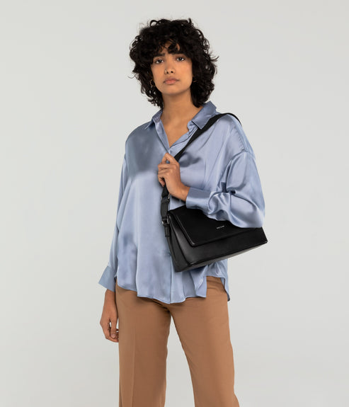 VIKA Vegan Crossbody Bag - Loom | Color: Beige - variant::veil