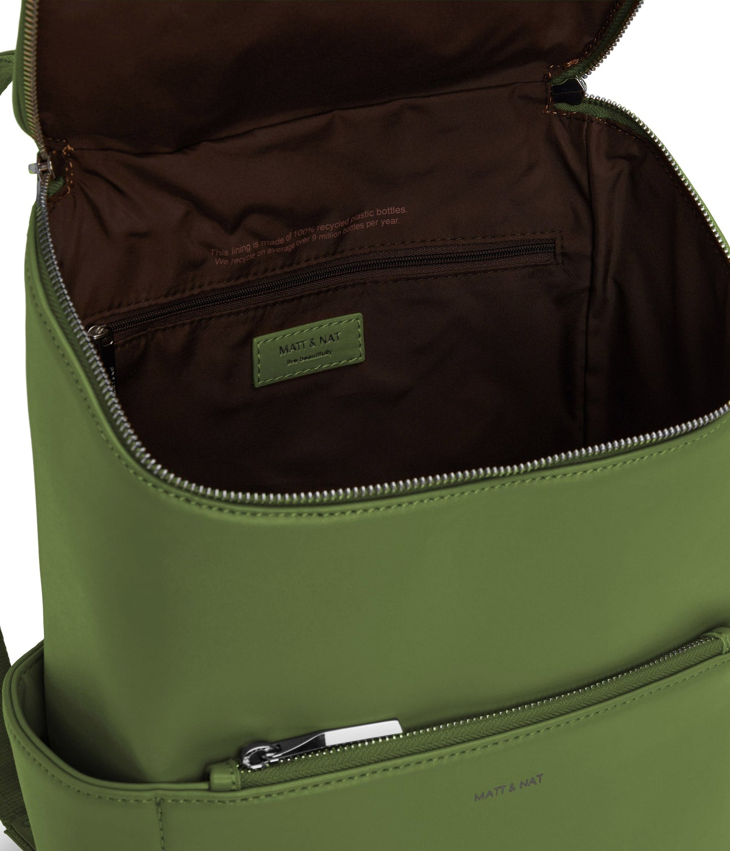 BRAVE MICRO Vegan Crossbody Bag - Loom | Color: Green - variant::parrot