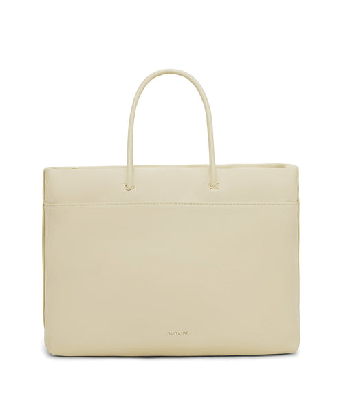 LILET Vegan Diaper Bag - Loom | Color: White - variant::tapioca