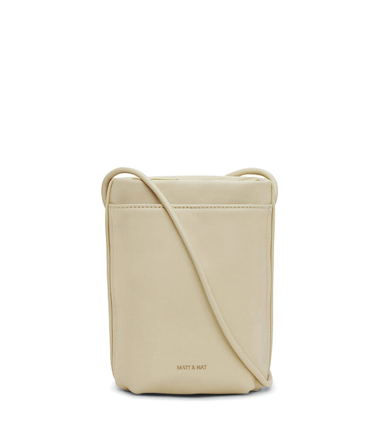 MILLE Vegan Crossbody Bag - Loom | Color: White - variant::tapioca