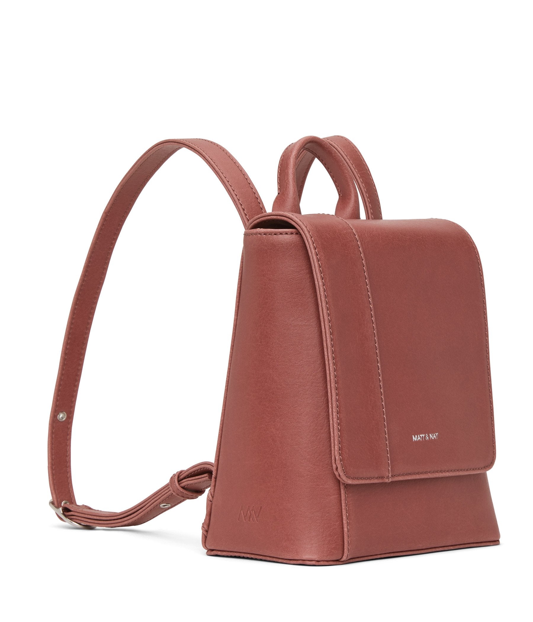 DEELY Vegan Mini Backpack - Vintage | Color: Pink - variant::heirloom