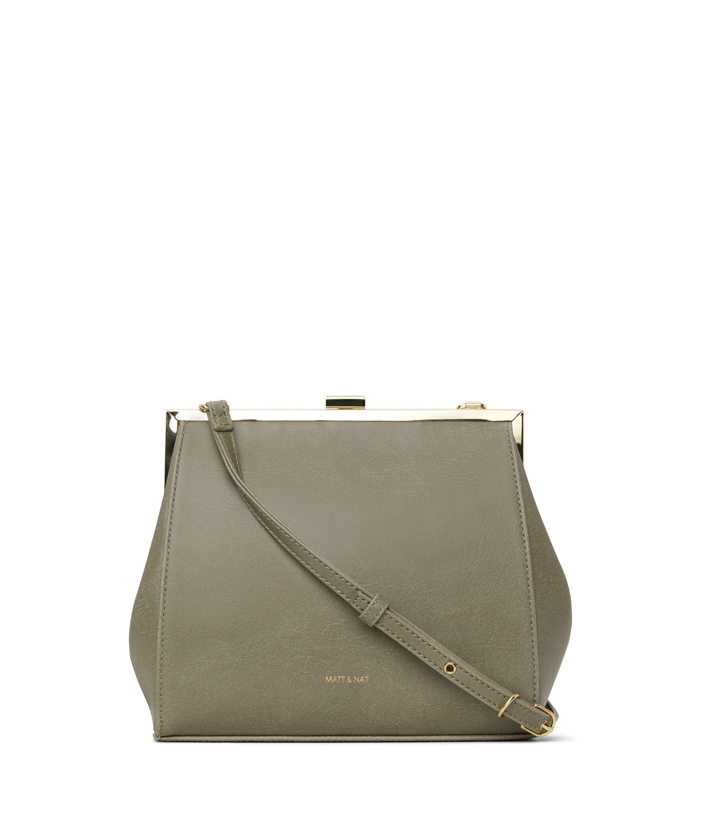 REIKA Vegan Frame Crossbody Bag - Vintage | Color: Green - variant::sage