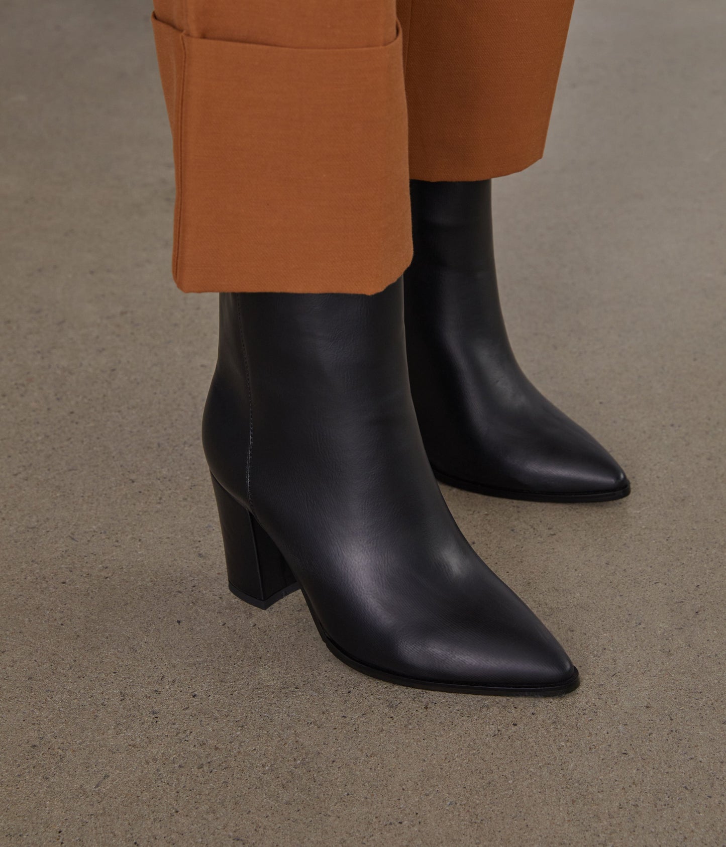ASAI Women's Vegan High Heel Boots | Color: Beige - variant::soy