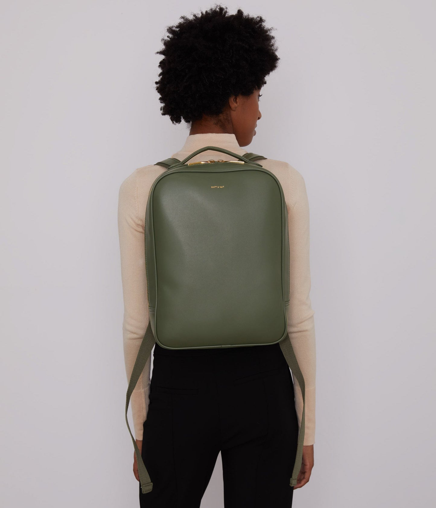 ALEX Vegan Backpack - Loom | Color: Green - variant::stem