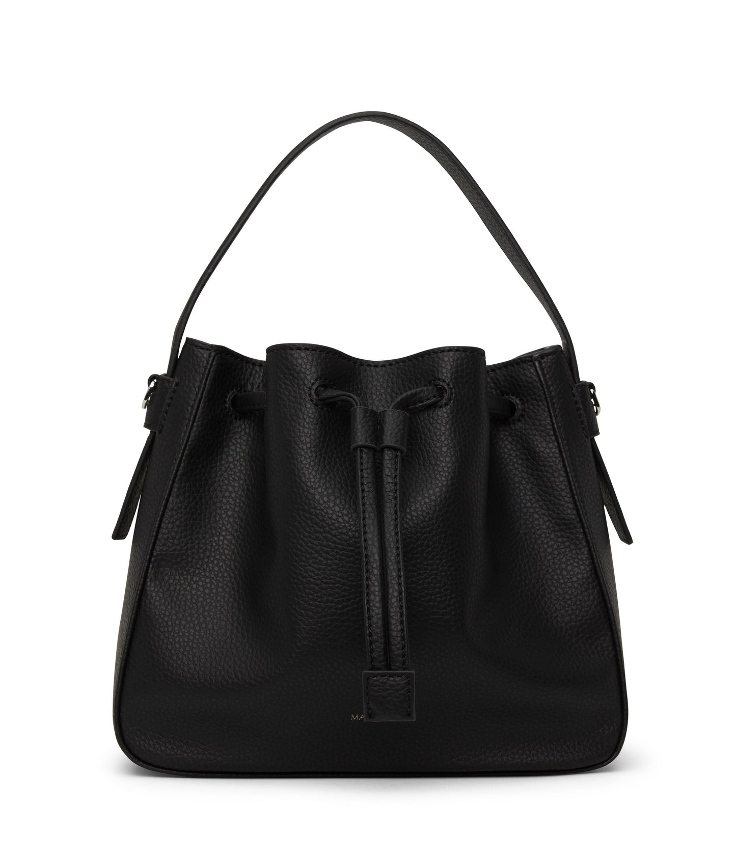 AMBER Vegan Bucket Bag - Purity | Color: Black - variant::black