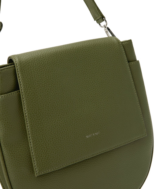 MATCH Vegan Shoulder Bag - Purity | Color: Green - variant::meadow