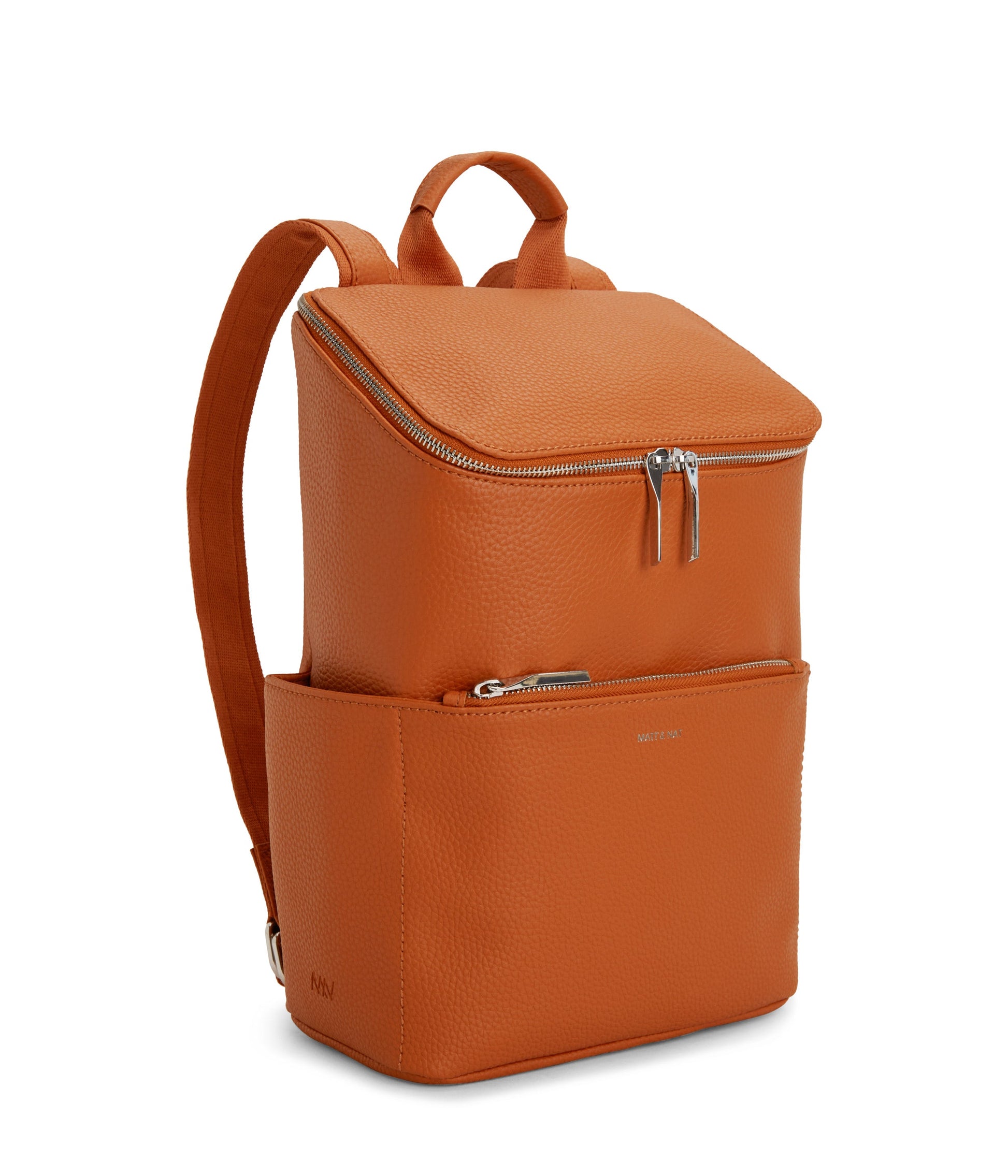 BRAVE MICRO Vegan Crossbody Bag - Purity | Color: Orange - variant::prairie