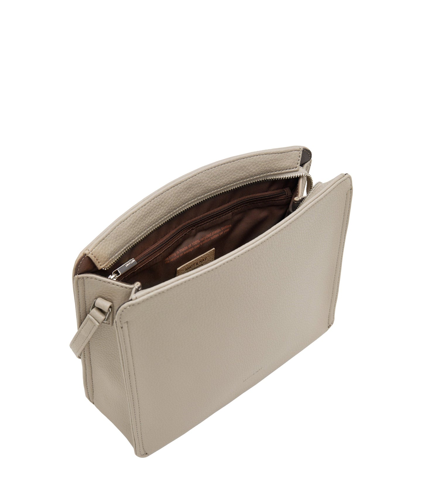 MUE Vegan Crossbody Bag - Purity | Color: Beige - variant::dream