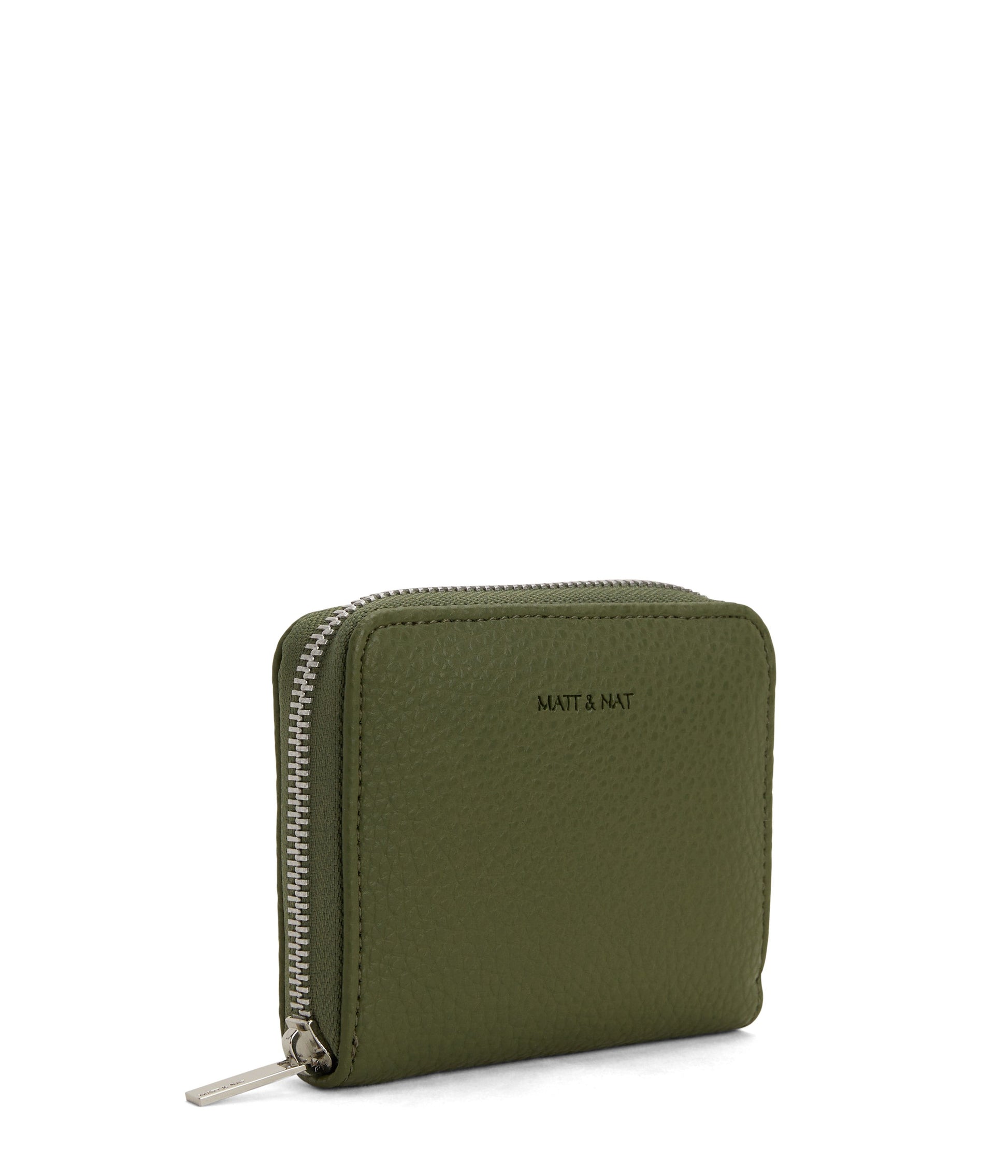 RUE Small Vegan Zip Wallet - Purity | Color: Green - variant::meadow
