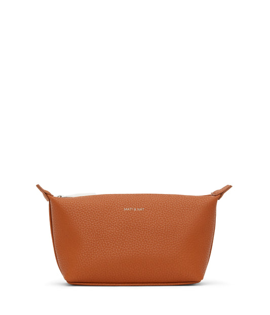 ABBI MINI Vegan Cosmetic Bag - Purity | Color: Orange - variant::prairie