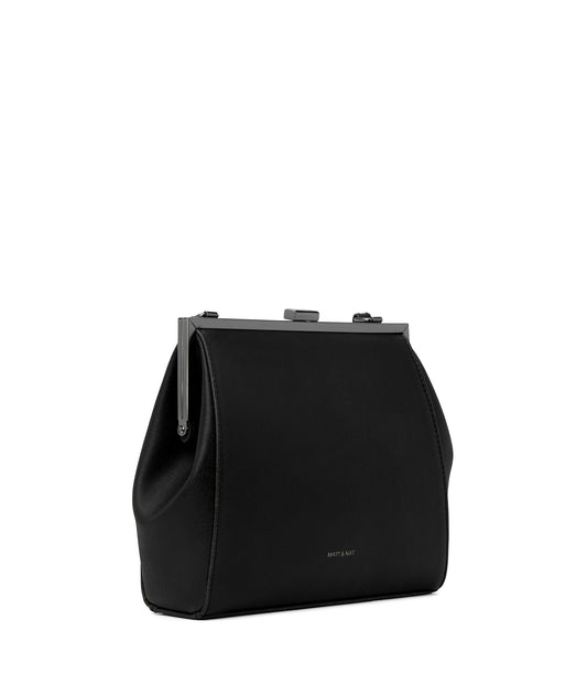 REIKA Vegan Frame Crossbody Bag - Vintage | Color: Black - variant::black