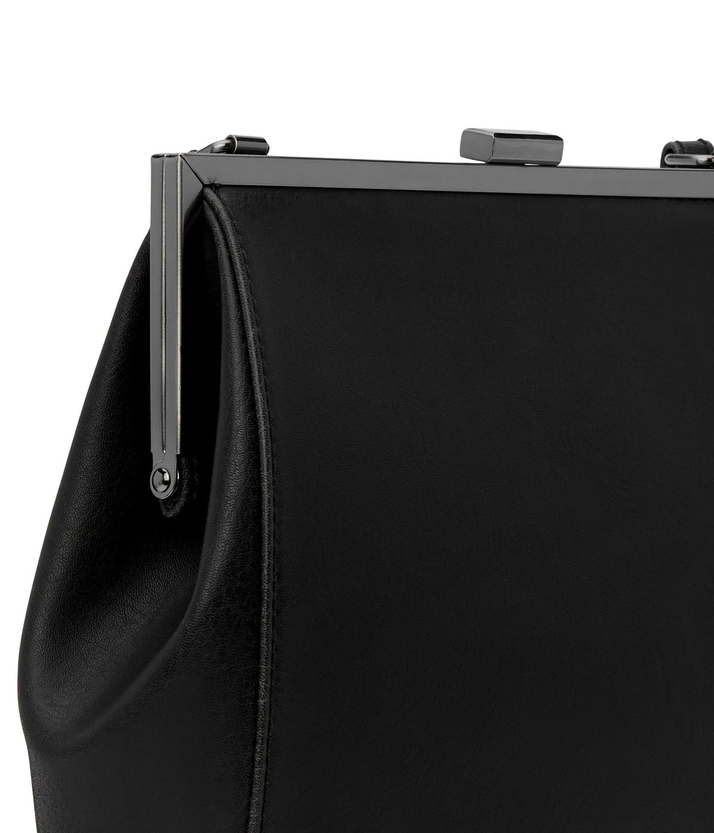REIKA Vegan Frame Crossbody Bag - Vintage | Color: Black - variant::black