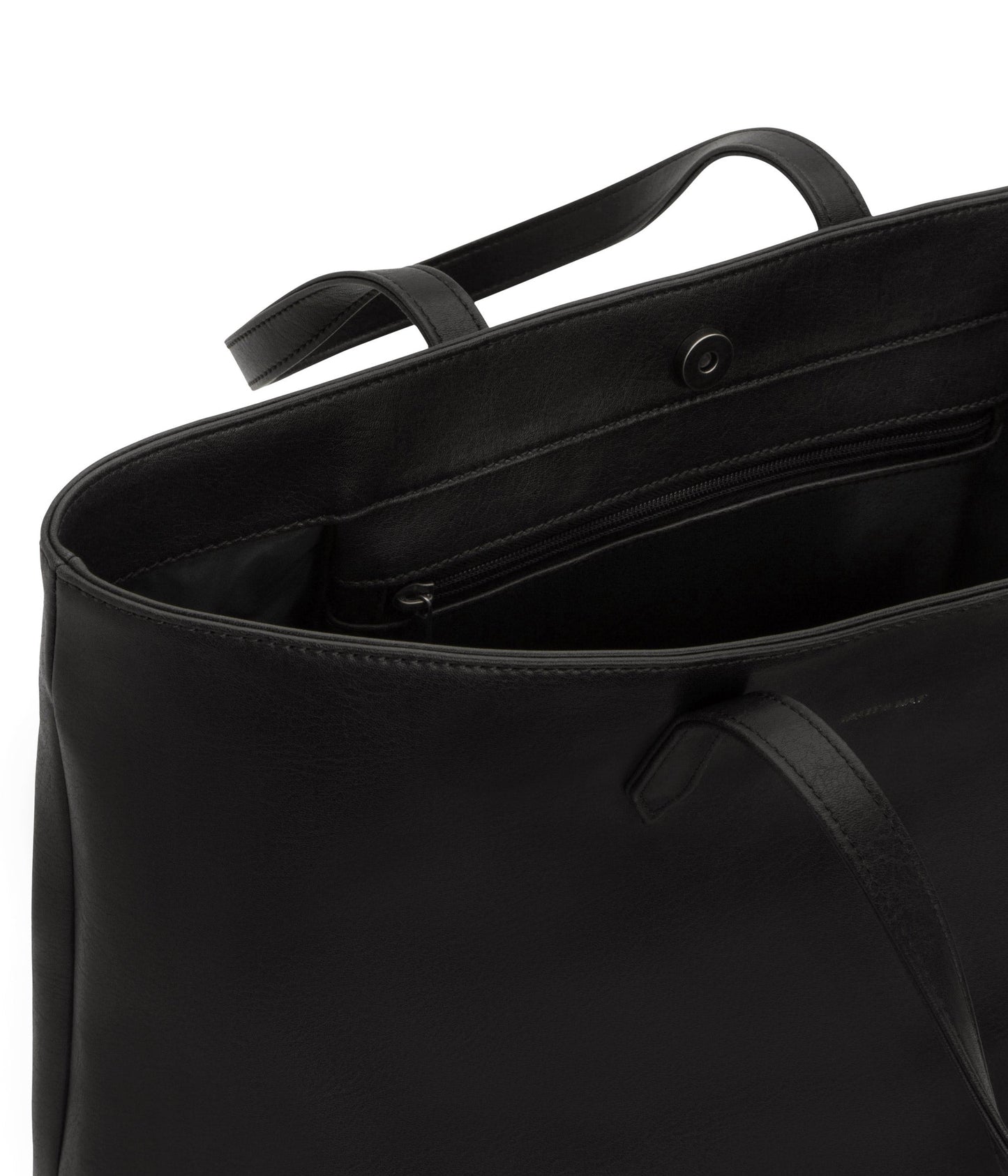 SCHLEPP Vegan Tote Bag - Vintage | Color: Black - variant::black