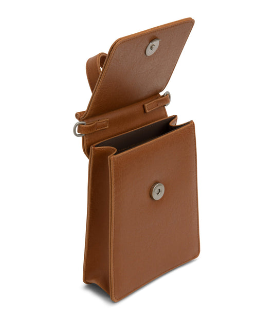 THESSA Vegan Crossbody Bag - Vintage | Color: Brown - variant::chili