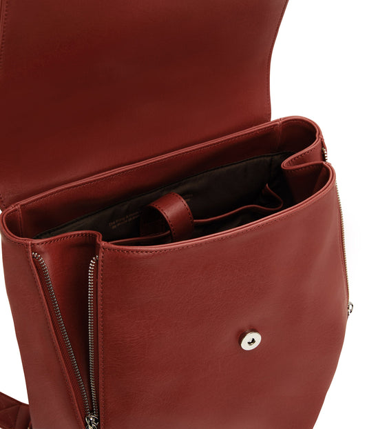 FABI Mini Vegan Backpack - Vintage | Color: Red - variant::barn