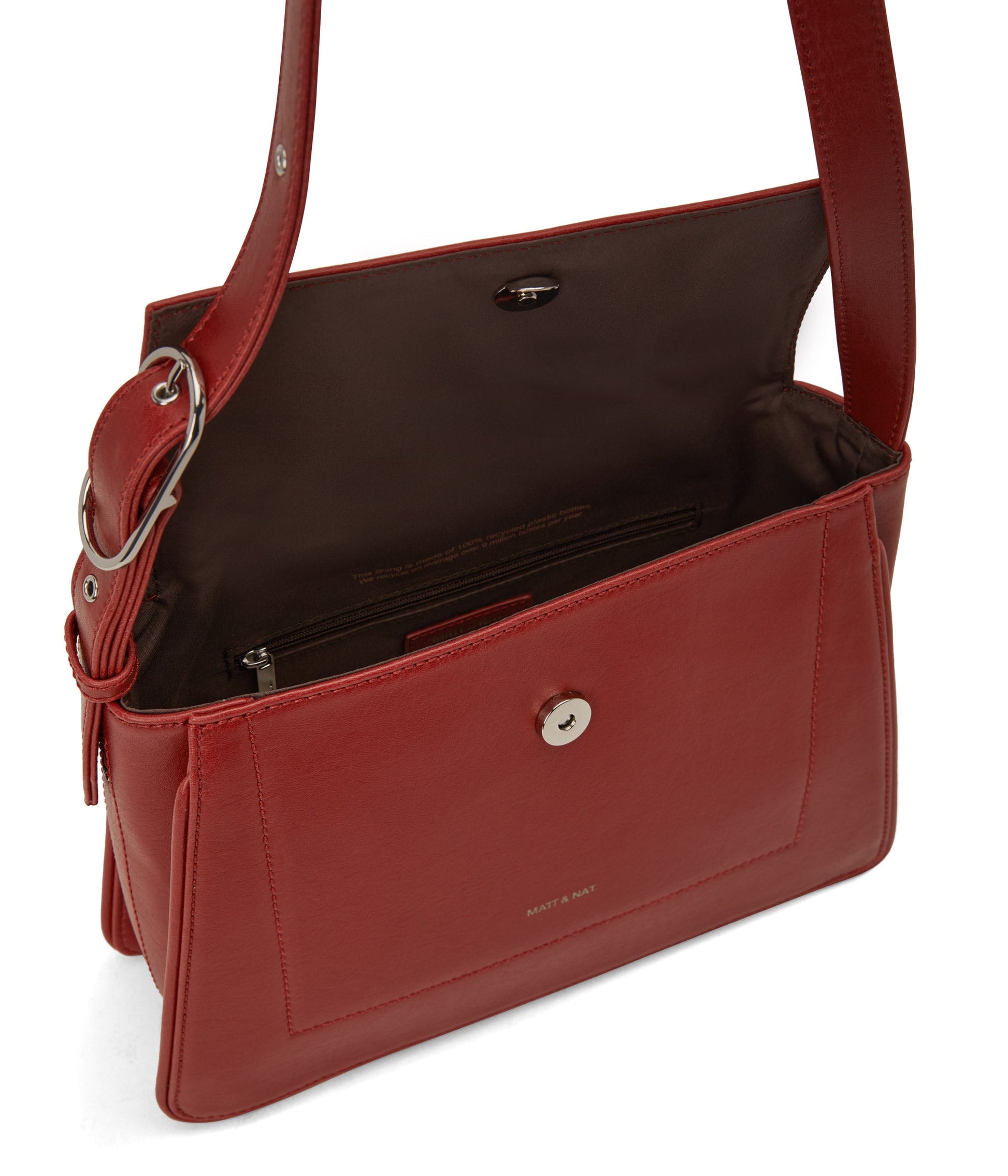 LEIA Vegan Shoulder Bag - Vintage | Color: Red - variant::barn