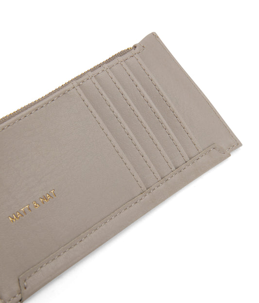 JESSE Slim Vegan Wallet - Vintage | Color: Grey - variant::wave
