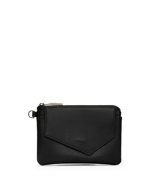NIA SM  Small Vegan Wallet - Vintage | Color: Black - variant::black