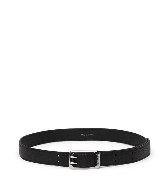 ZANA Vegan Leather Waist Belt - Purity | Color: Black - variant::black