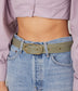 NEIL Women's Vegan Leather Belt | Color: Brown - variant::chili