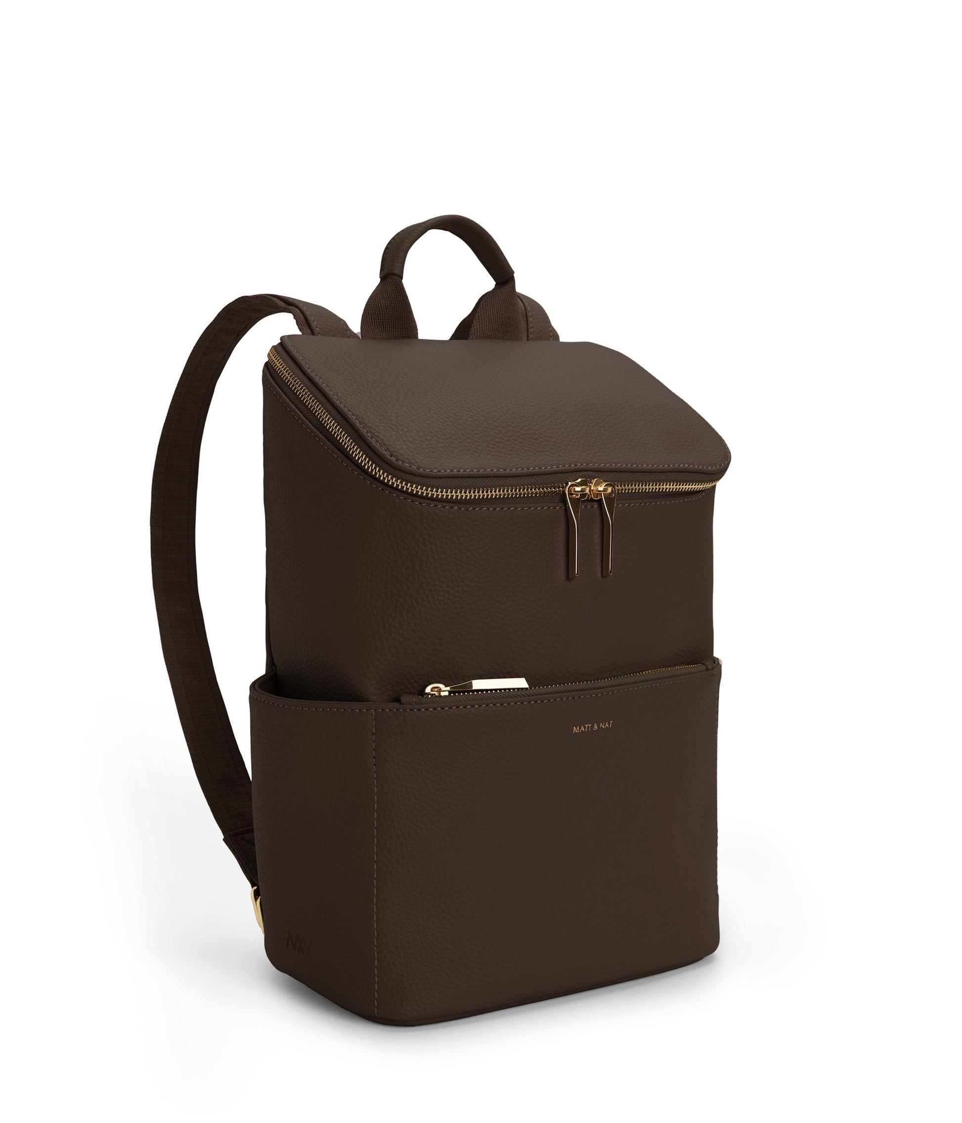 BRAVESM Small Vegan Backpack - Purity | Color: Brown - variant::chocolate
