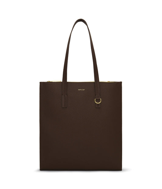 CANCI Vegan Tote Bag - Purity | Color: Brown - variant::chocolate