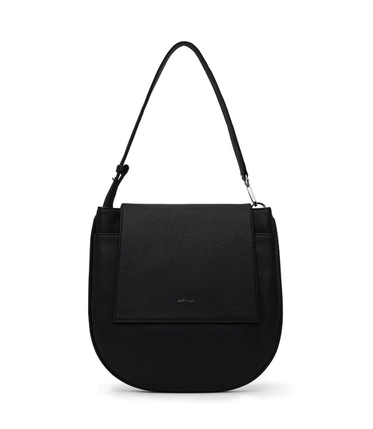 MATCH Vegan Shoulder Bag - Purity | Color: Black - variant::black