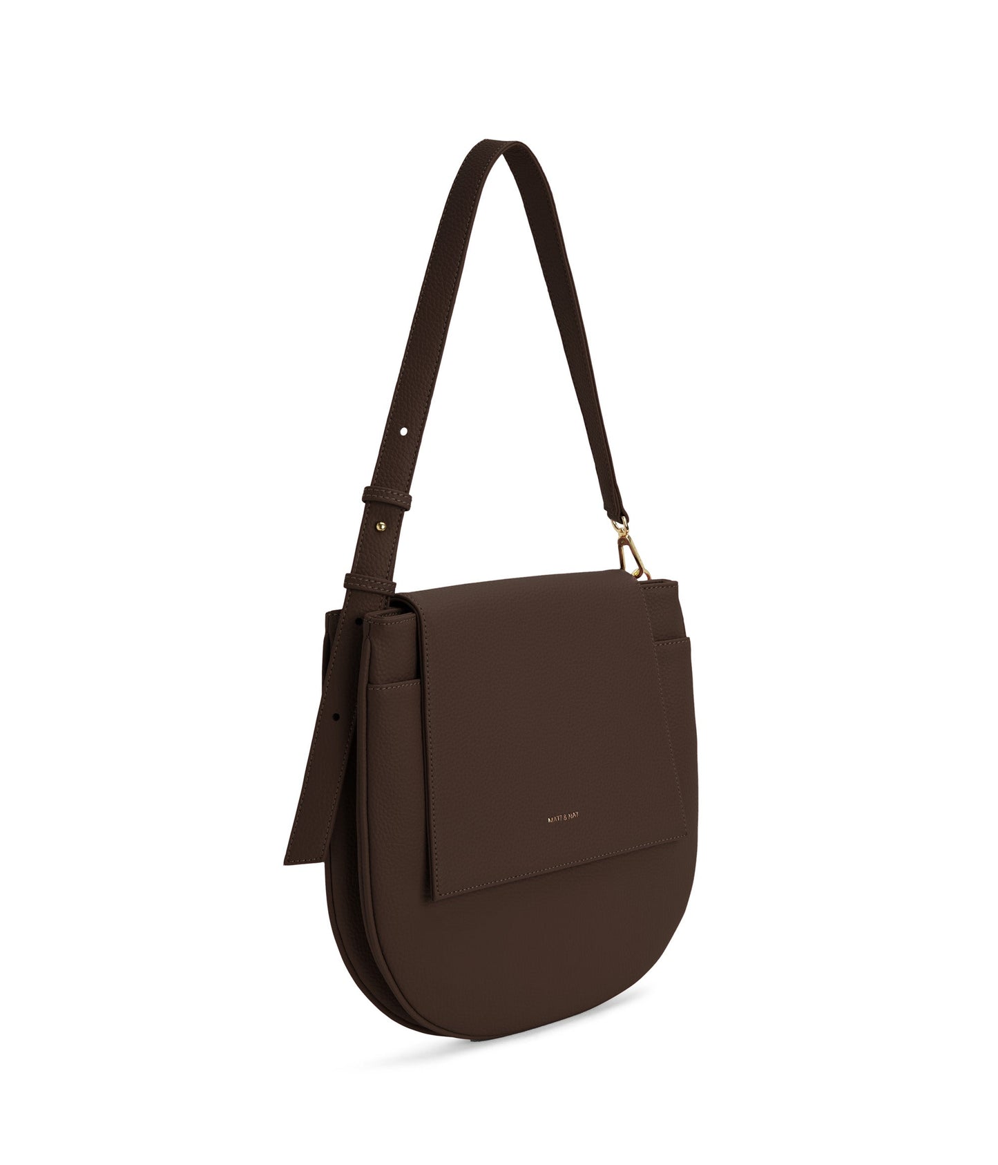 MATCH Vegan Shoulder Bag - Purity | Color: Brown - variant::chocolate