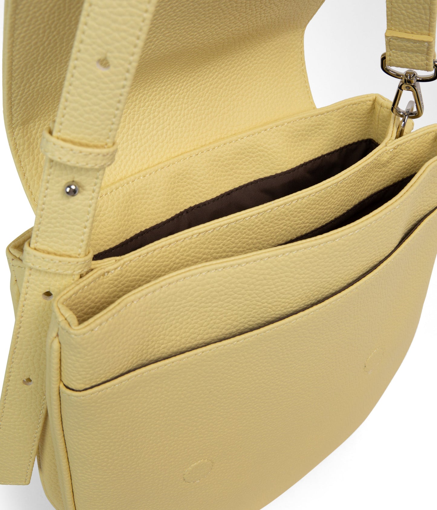 MATCH Vegan Shoulder Bag - Purity | Color: Yellow - variant::daffodil