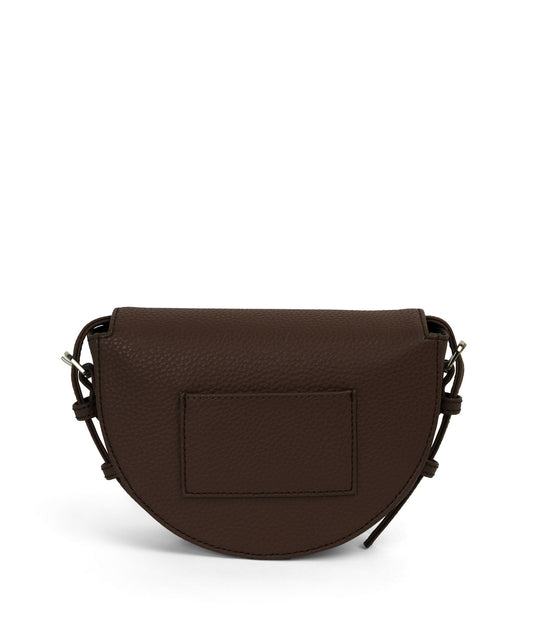 TWILL Vegan Saddle Bag - Purity | Color: Brown - variant::chocolate