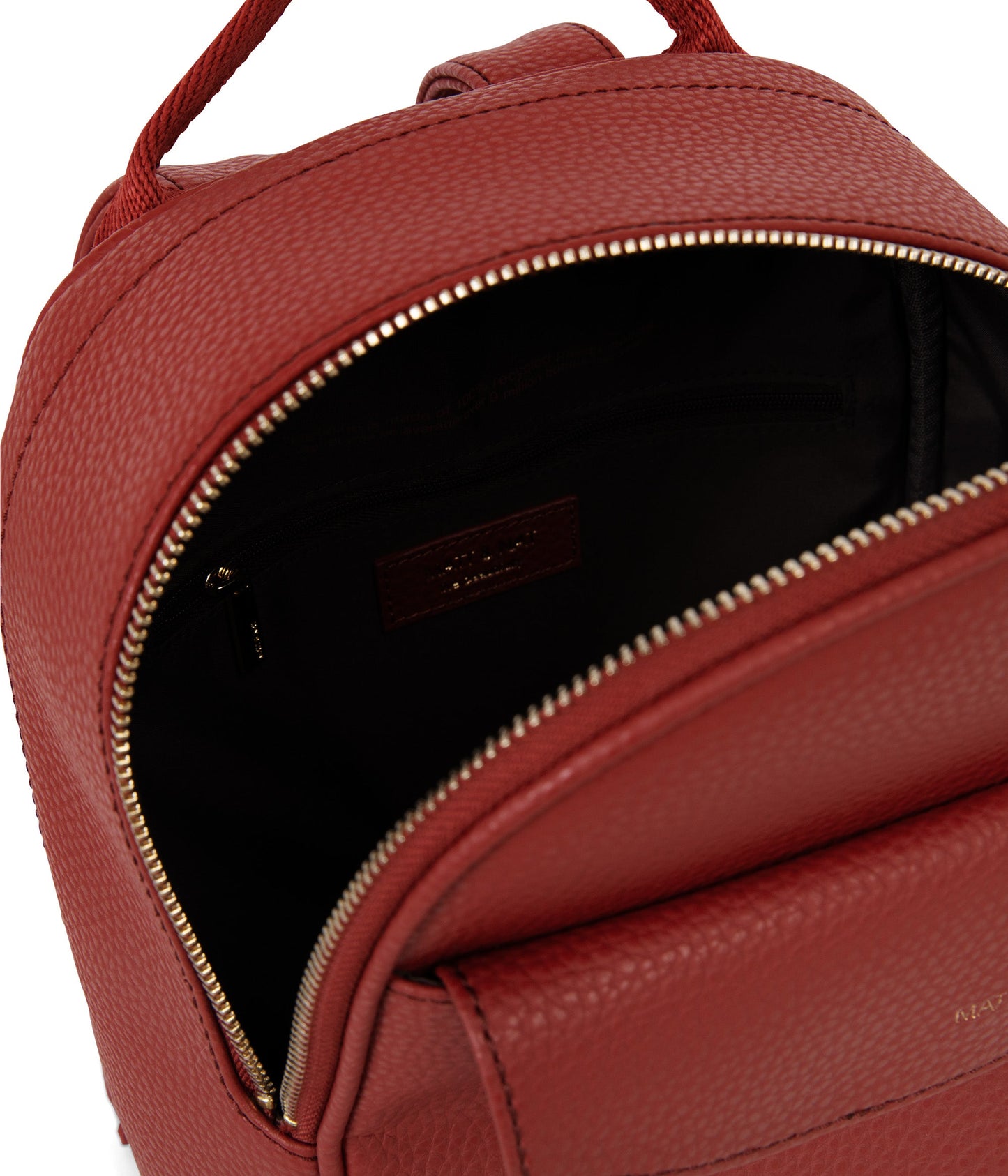 HARLEM Small Vegan Backpack - Purity | Color: Red - variant::passion