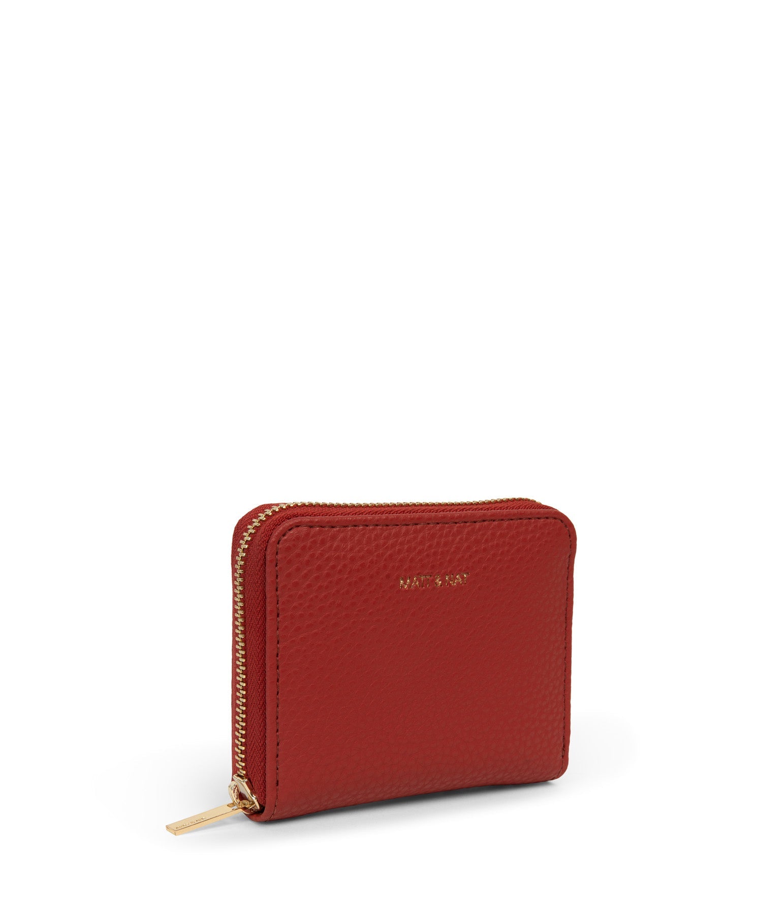 RUE Small Vegan Zip Wallet - Purity | Color: Red - variant::passion