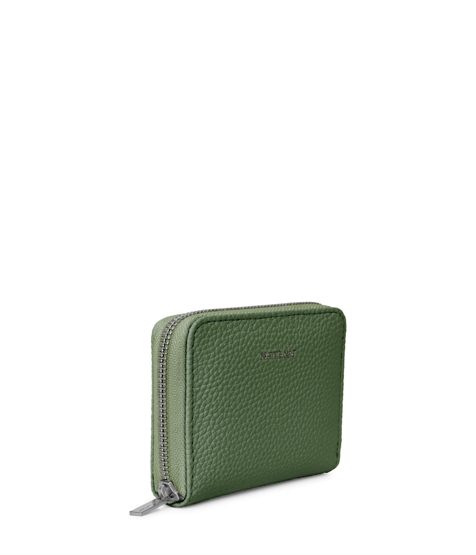 RUE Small Vegan Zip Wallet - Purity | Color: Green - variant::herb